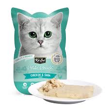 Kit Cat Petite Pouch Cat Wet Food with Chicken & Saba in Aspic 70 gr