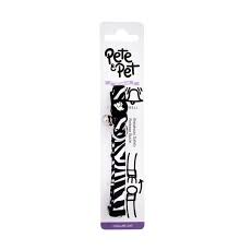 Pete & Pet Black & White Cat Collar with Bell