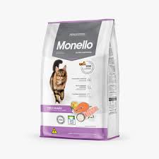 Monello dry food with salmon & turkey for sterilized cat 1k
