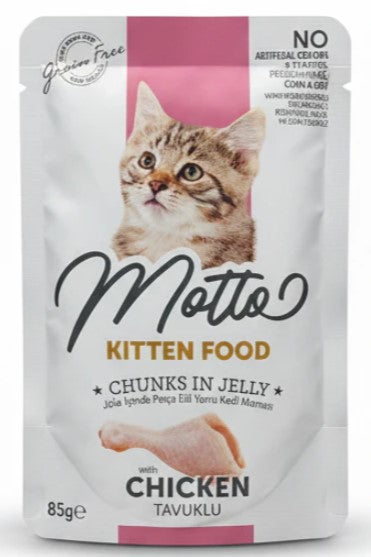 motto wet food for kitten with chicken 85g