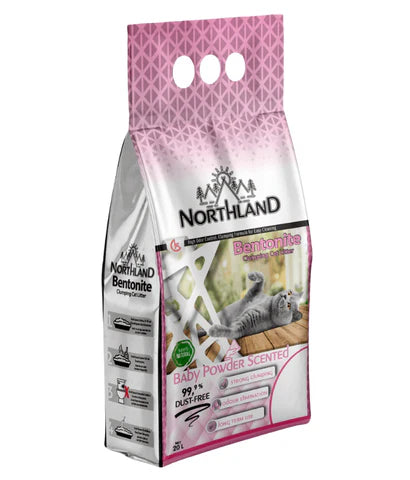 Northland Bentonite Clumping Cat Litter Baby Powder Scent 5L