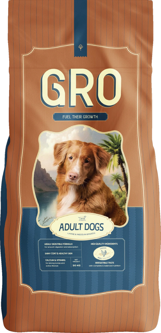 Gro dry food for adult dog 1 k
