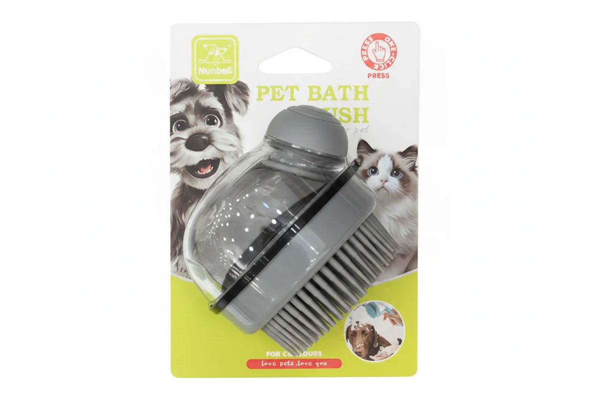 nunbell pet bath brush