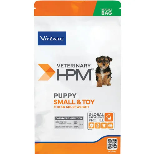 Virbac Veterinary HPM Dry Food with Rice & Potato for Small & Toy Breed Puppies (Up to 10 Months)1.5 kg