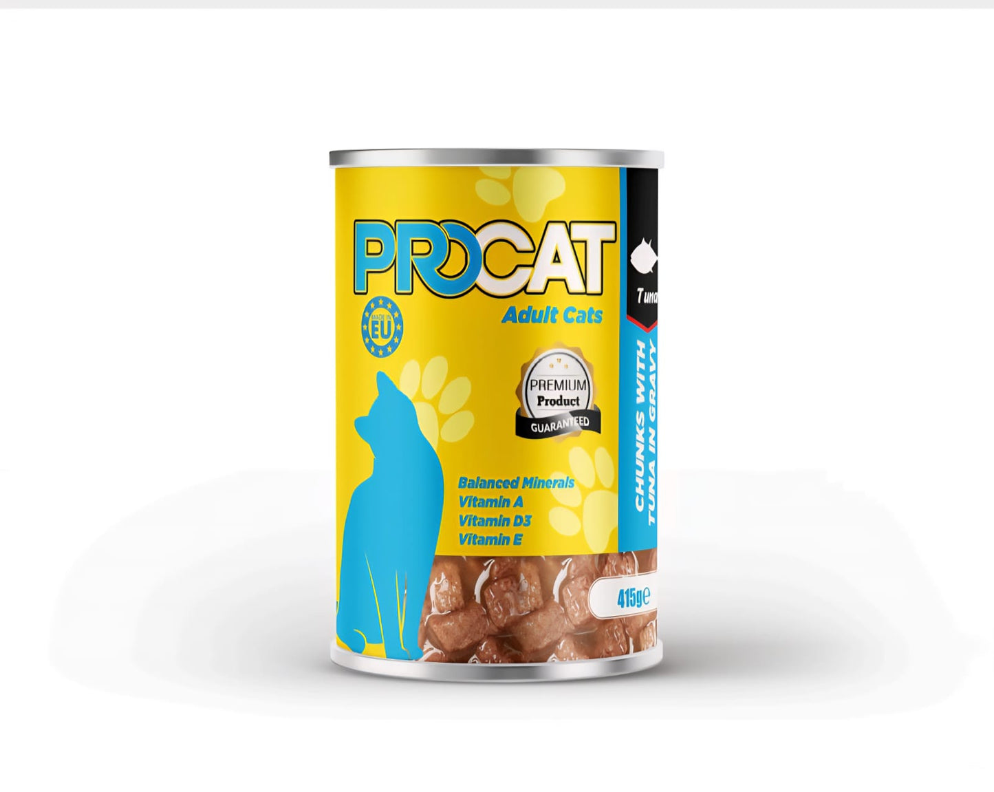 Procat wet food chunks with tuna for adult cat