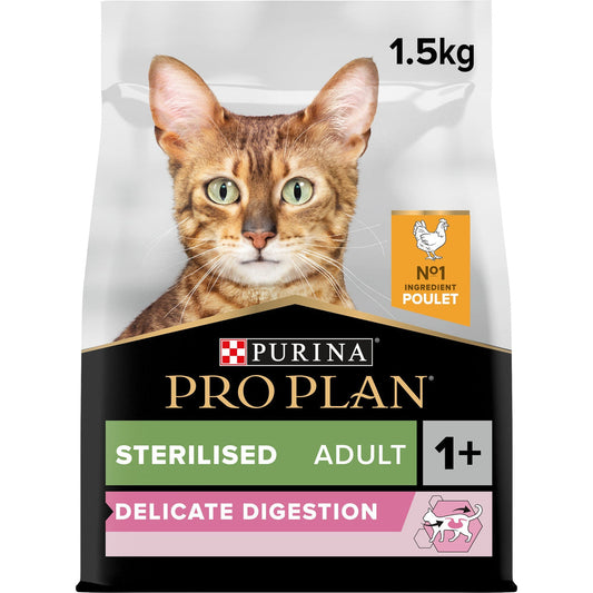 Purina Pro Plan Opti Digest Dry Food with Turkey for Delicate for sterilized Cats (1+ Years)