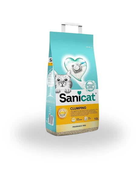 Sanicat Mineral Clumping Cat Litter 10l