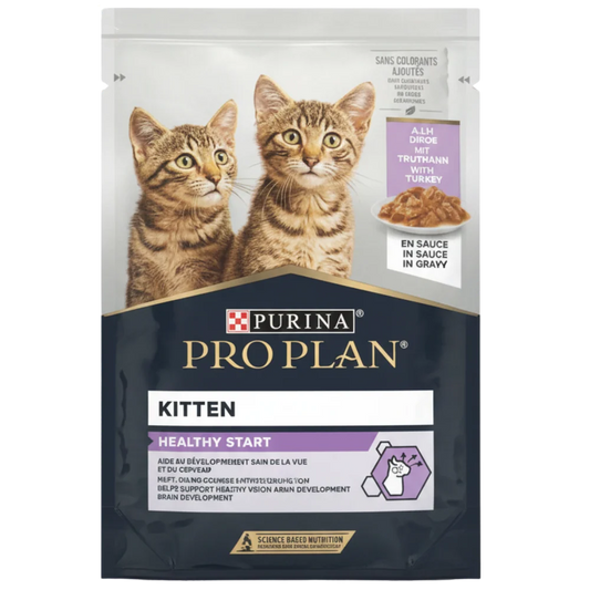 Purina Pro Plan Nutri Savour Wet Food Tender Pieces with Turkey in Gravy for Junior Cats