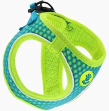 DOCO dog Harness large reflective active turquoise & lime (47-50cm)