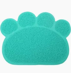 Nunbell small Paw Shaped Pet Litter Trapper Mat (30x40cm)