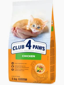 club 4 paws dry food with chicken for kitten 5k