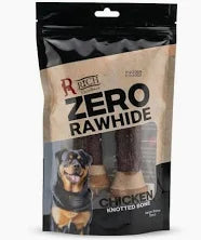 Rich Excellence Zero Rawhide Chicken knotted large bone Dog Treats 2pcs