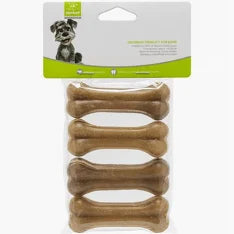 Nunbell Brown Bone Dog Chew Treats 4pcs
