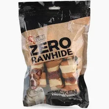 Rich Excellence Zero Rawhide Chicken knotted mini bone Dog Treats 6pcs