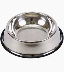 nunbell dog stainless steel bowl 34 cm