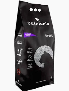 Catmania Bentonite Clumping Cat Litter Lavender Scent 5L