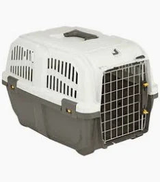 MPS Skudo 7 Gray & White Pet Carrier Crate (105x73x76cm)