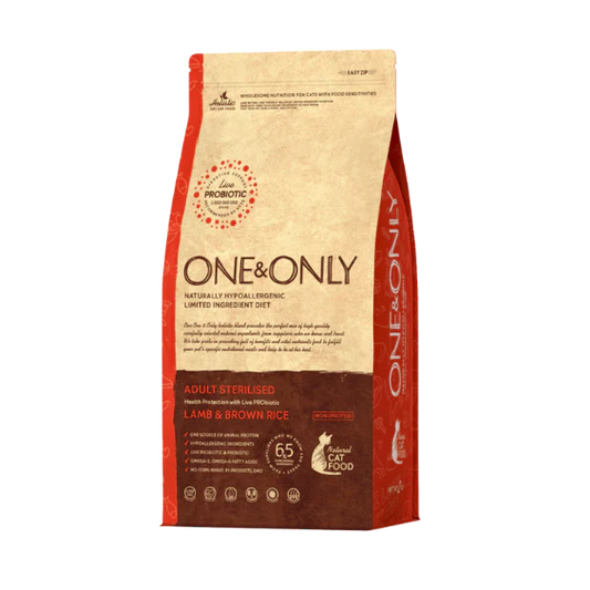 ONE &ONLY dry food with lamb for sterilized cat 2k