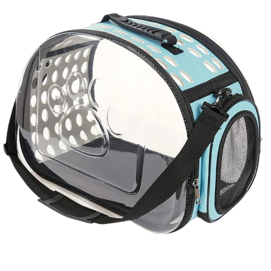 bag for cat & mini dog black mint