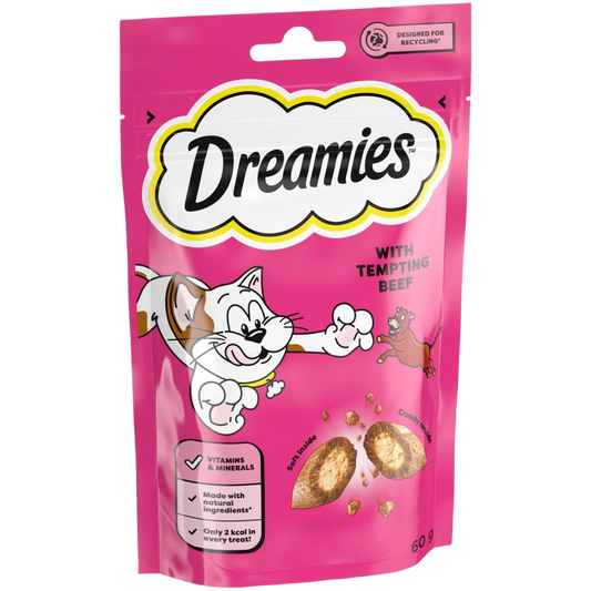 Dreamies Cat Treats with beef 60 gr