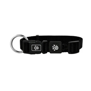 DOCO dog collar large Nylon o-ring BLACK (40-62x2.5cm)