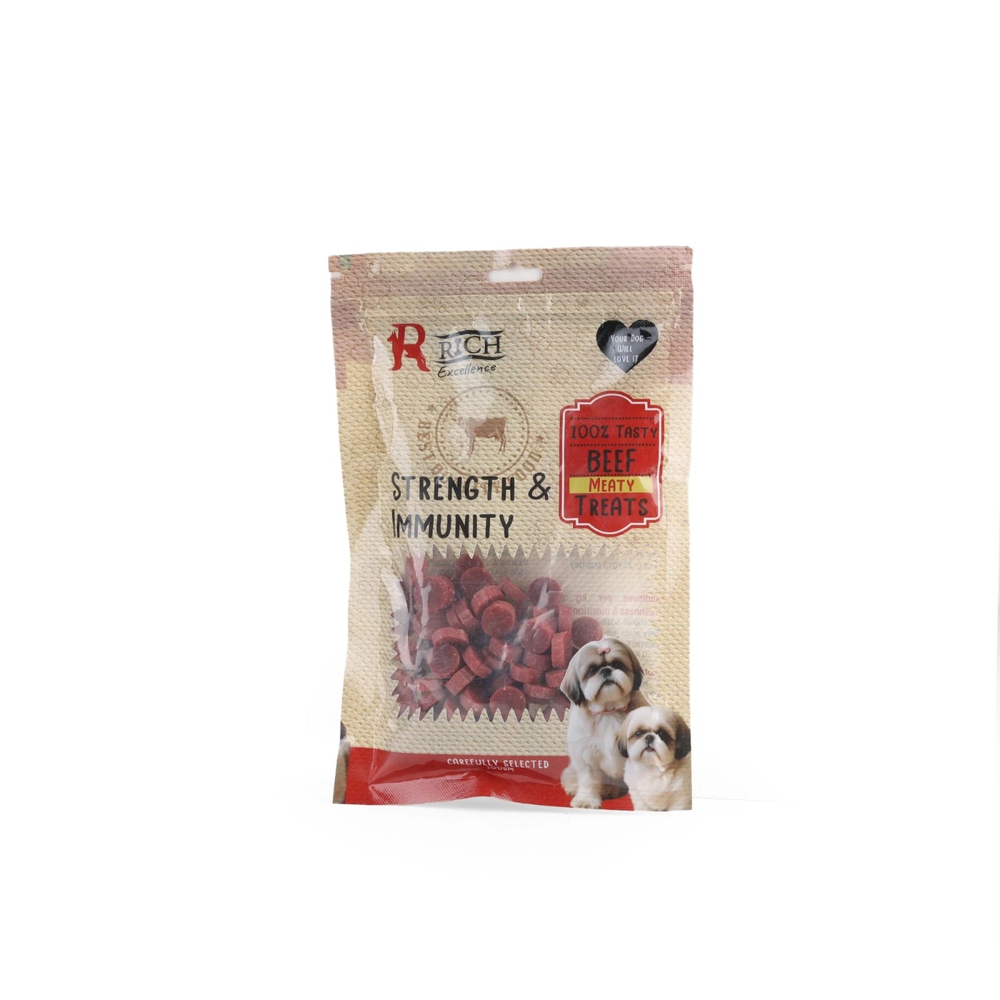 rich treats with beef 100g