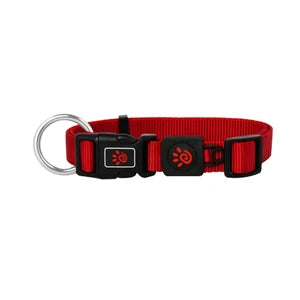DOCO Large Black & Red Dog Collar (53-64x2.5cm)